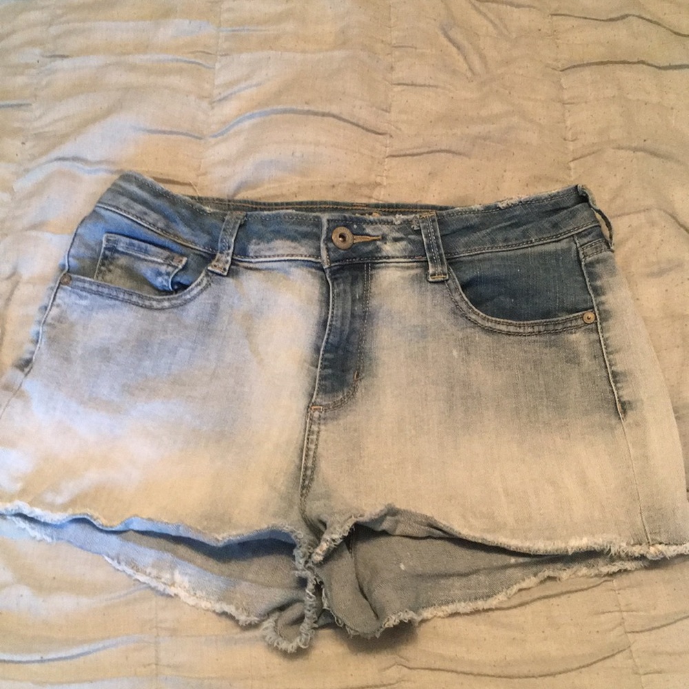 Acid Washed Jean Shorts